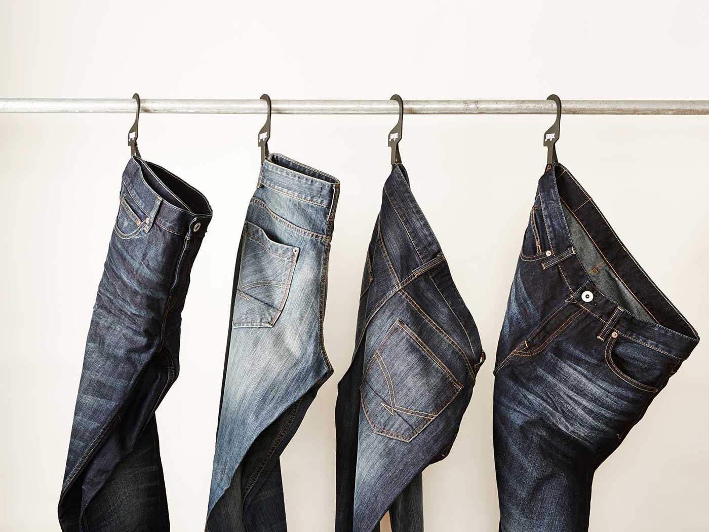 the versatile way to hang jeans, trousers and more