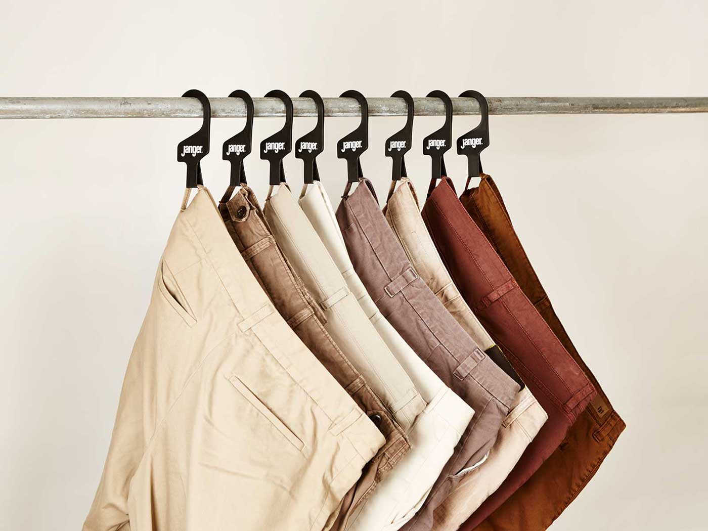 the versatile way to hang jeans, trousers and more